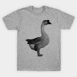 Goose Animal Print Graphic Image T-Shirt